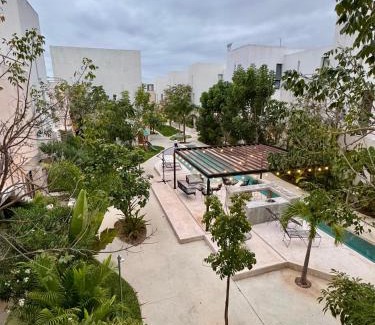 Merida Municipality Apartment | Departamento en Mérida Temozón con Terraza y Amenidades estacionamiento incluido