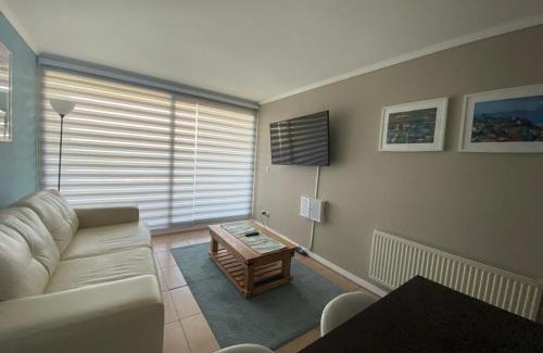 Concon Apartment | Depto equipado frente al mar. Hemosa vista
