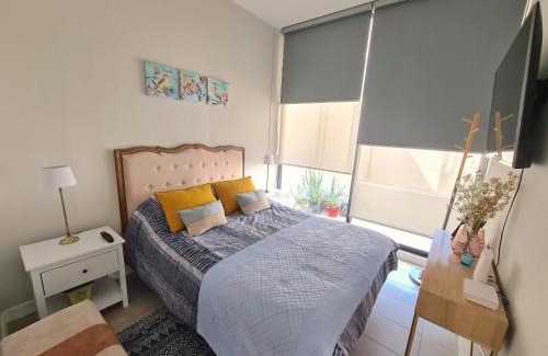 Nunoa Apartment | Depto nuevo Full equipado - Estacionamiento - Plaza Egaña, Ñuñoa