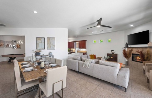 Desert Hot Springs House | Desert Dream: Brand New Pool&Spa, Game Room, Views