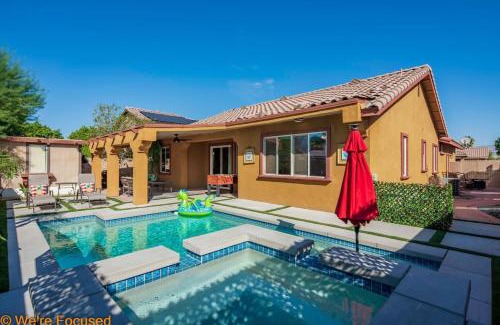 Coachella House | Desert SunFlower walking polo ground CoachellaFest