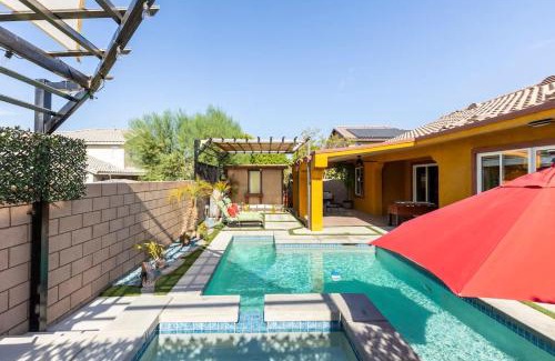 Coachella House | Desert SunFlower walking polo ground CoachellaFest
