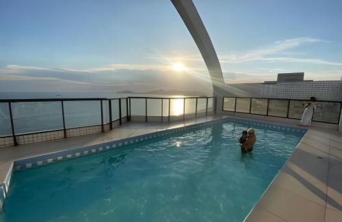 Boqueirao Apartment | Desfrute do Conforto à Beira-Mar: Vista Exclusiva