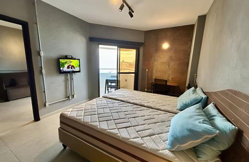 Boqueirao Apartment | Desfrute do Conforto à Beira-Mar: Vista Exclusiva