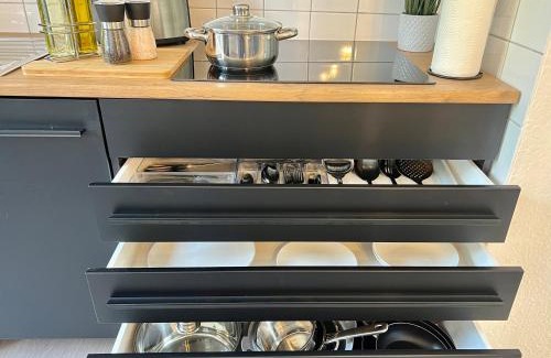 Bochold Apartment | Design Apartment, Küche, Smart-TV, WLAN