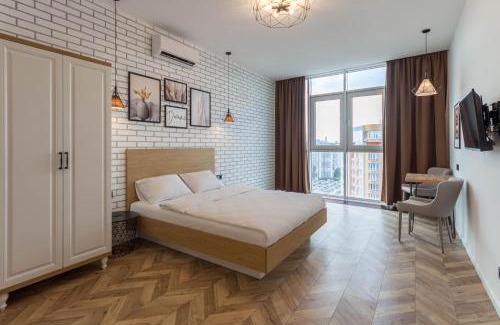 Dniprovs'kyi District Apartment | Design Apartments with Panoramic View