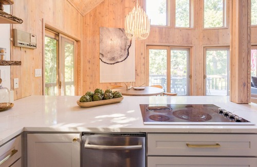 New Buffalo Cabin | Designer A-Frame Cabin at the Lake! #BetterAtTheCabin