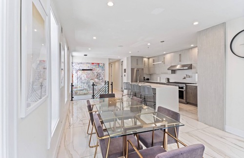 Crown Heights House | Designer Home Patio Parking