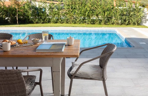 Cepljani House | Designer villa in a modern style with a pool and a generous garden