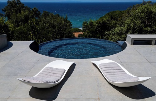 Punta Ala Villa | Designer villa with panorama, welness, hot tub, cinema, beach