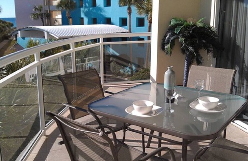 Fort Walton Beach Villa | Destin West Villa 301, oceanview, wraparound balcony, lazy river, 6 pools, beach