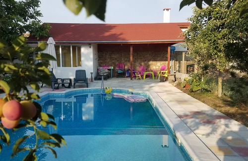 Ravna Gora House | Detached House, private pool, in village 5km from the sea and sandy beach