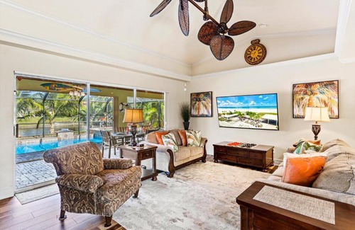 Fort Myers Villa | Direct Access Waterfront Villa with Heated Pool & Spa Edgewater Escape Roelens Vacations