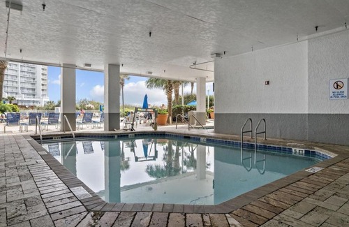 Arcadian Shores Apartment | Direct OCEANFRONT- King Bedroom- AMAZING VIEWS/Pools/Hot Tubs/Beach Access/Golf