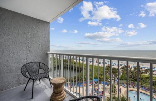 Arcadian Shores Apartment | Direct OCEANFRONT- King Bedroom- AMAZING VIEWS/Pools/Hot Tubs/Beach Access/Golf
