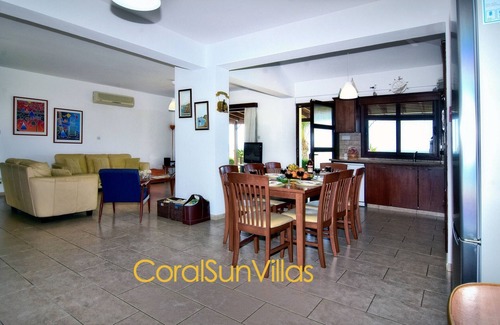 Ayia Marina Chrysochous Villa | Direct to the Sandy Beach (30m), Impressive Villa, Privacy, VILLAS for GROUPS