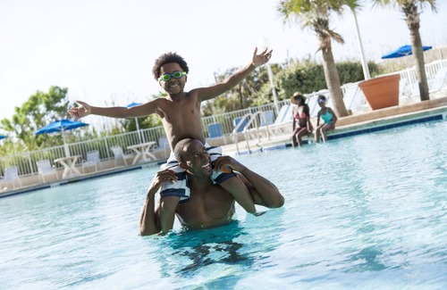 Arcadian Shores Resort | Directly Oceanfront King at Family Resort + Official On-Site Rental Privileges