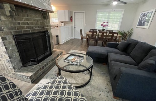 Lincolnville House | Discounted Charleston King Suite Hot Tub FirePlace