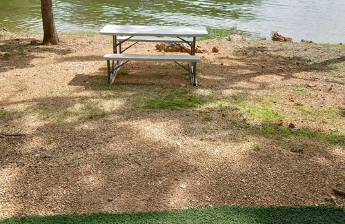 Lake of the Ozarks RV Rental | DnD Campground Site #5 Lake Front Primitive Camp Site