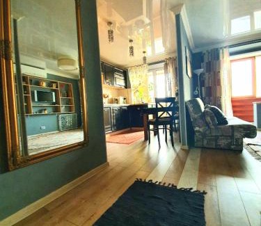 Dnipro Apartment | Dnipro evening, view # Вечірній Дніпро у центрі, фантастичний вид