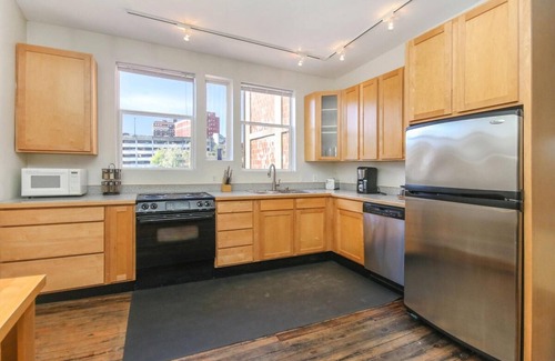 Historic Montford Apartment | Dog-friendly Broadway Loft