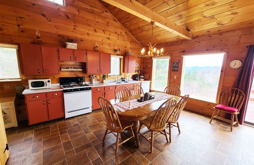 Sunday River Area Cabin | Dog Friendly Cabin w/Hot Tub & Stunning Views!
