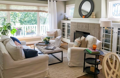 Phinney Ridge House | Dog-friendly city escape with private patio, grill, firepit, fireplace, & W/D