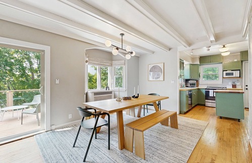 Baraboo House | Dog-friendly downtown home with hot tub & deck