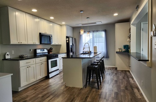 Wolcottville House | Dog-Friendly & Family-Ready Lakefront Home on Witmer Lake