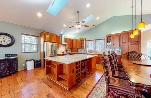 Bijou Park Acres House | Dog-friendly home near lake with hot tub, pool table, fireplace, & W/D
