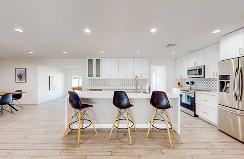Cox Heights House | Dog-friendly home near Old Town with pool, putting green, Ping-Pong & foosball