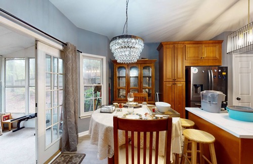 Lawrenceville House | Dog-friendly home with pool access plus a sunroom, washer/dryer, & AC