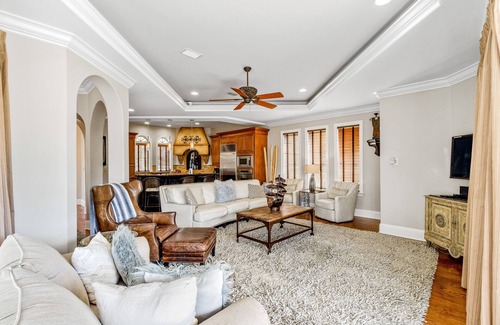 St. Tropez House | Dog-friendly home with pool, balcony & ocean views - walk to the beach