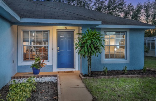 Wellington House | Dog-friendly home with pool, game room, AC, & washer/dryer