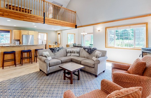 Sandpoint House | Dog-friendly lake stay with covered patio, grill, wood stove, W/D & board games