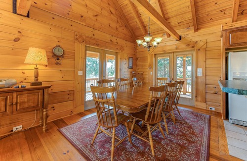 Livingston House | Dog-friendly, lake view cabin w/furnished decks, Ping-Pong & darts