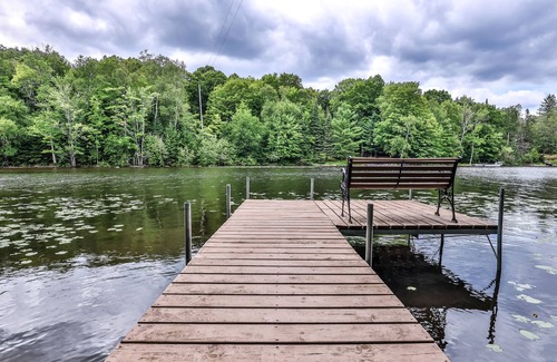 Presque Isle House | Dog-friendly, lakefront cabin w/ kayaks, washer/dryer, firepit, grill, and dock