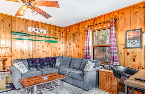 Presque Isle House | Dog-friendly lakefront home with water views/access, grill, & on-site fishing