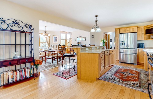 East Haven  Rutland County House | Dog-friendly, mountain-view home with deck, fireplace, W/D, & sledding hill
