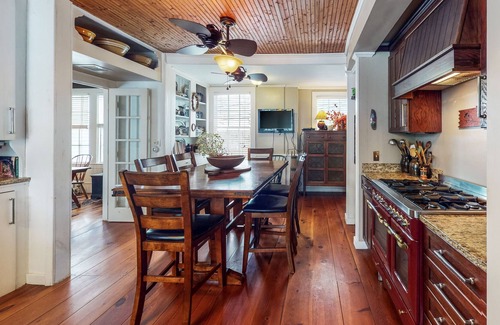 Bayville House | Dog-Friendly New England Charmer with Wraparound Porch & Artful Antiques