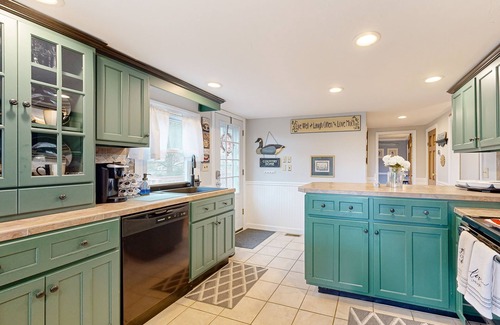 Gilmanton House | Dog-friendly retreat near the tranquil pond shore with spacious deck and dock