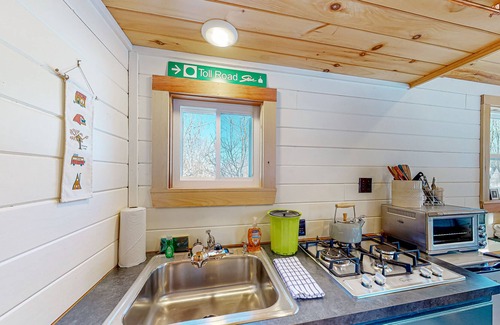 Morrisville Apartment | Dog-friendly tiny home set on four acres with mountain views & trail access