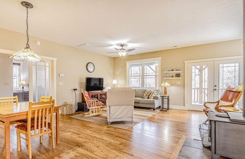 Tuckasegee House | Dog-friendly, waterfront home with hot tub, two kitchens, AC, fireplace, & W/D