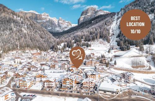 Canazei Apartment | Dolomiti Luxury Mountain View SKI-IN SKI-OUT