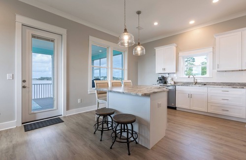Gulf Shores House | Dolphin Dreams- OMG View! RV Pad W/Hookups! Kayaks! Pier! Event Friendly!