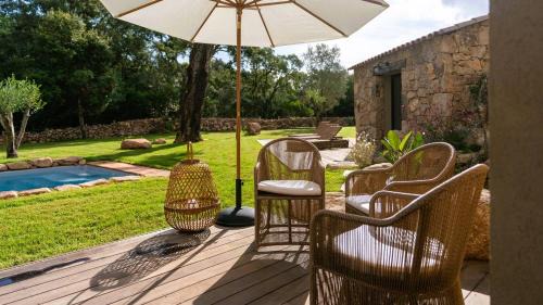 San-Gavino-di-Carbini Villa | Domaine de Gialla Bergerie I Pini, 2 pers, piscine chauffée, 10 mn plage