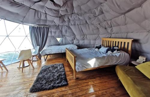 Lincoln Apartment | Dome One with Hot Tub, Lincoln, Projector, Firepit
