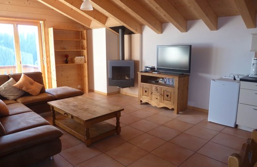 Champoussin Apartment | Doorstep skiing from a 'chocolate box' Swiss ski village.