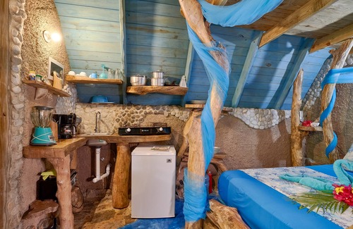 Las Galeras Cabin | Double/family blue-sky cabin #5, at Chalet Tropical bio-hotel