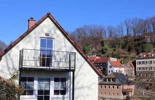 Pirna Apartment | Double room "Kathleen", balcony - Märcz Fortress